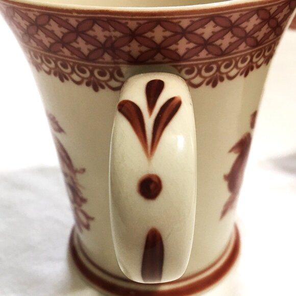 Harry and David vintage Fruit Pattern Coffee Mugs set/2 - Picture 7 of 8